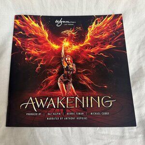 NEW Awakening Show Program At Wynn Las Vegas Premiere Collectible Book Souvenir